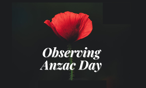 Tararua District Council staff will be observing Anzac Day next Tuesday