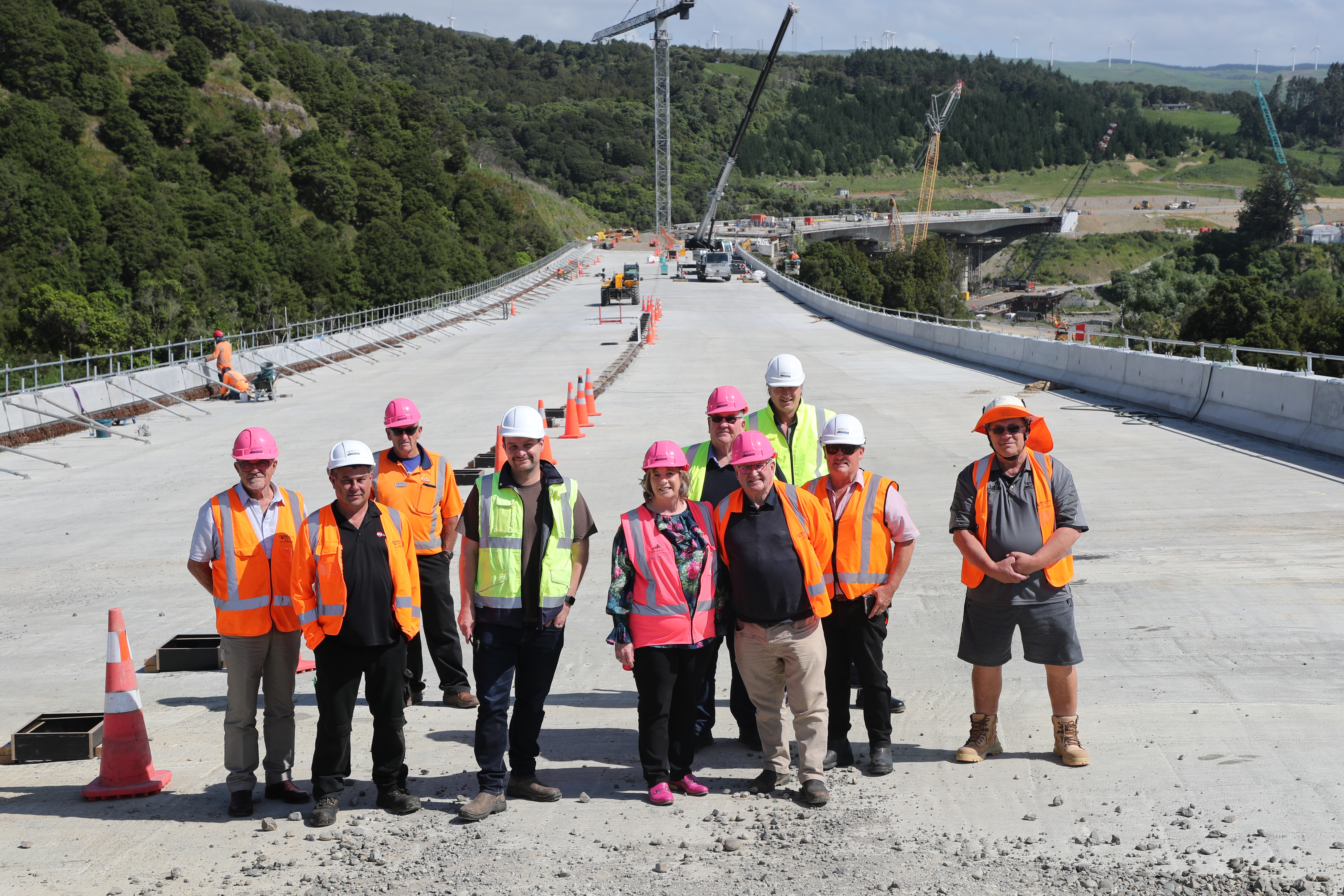 Te Ahu a Turanga - Manwatū Tararua Highway; Mayor, Councillors and Community Board members visit