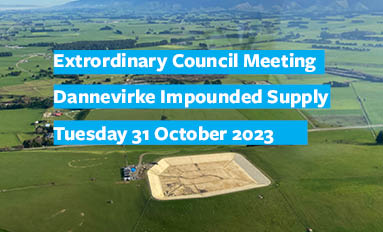 Extraordinary Council Meeting - Dannevirke Impounded Supply